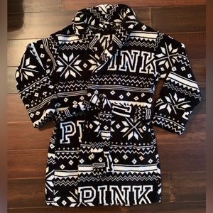 VS Pink plush robe